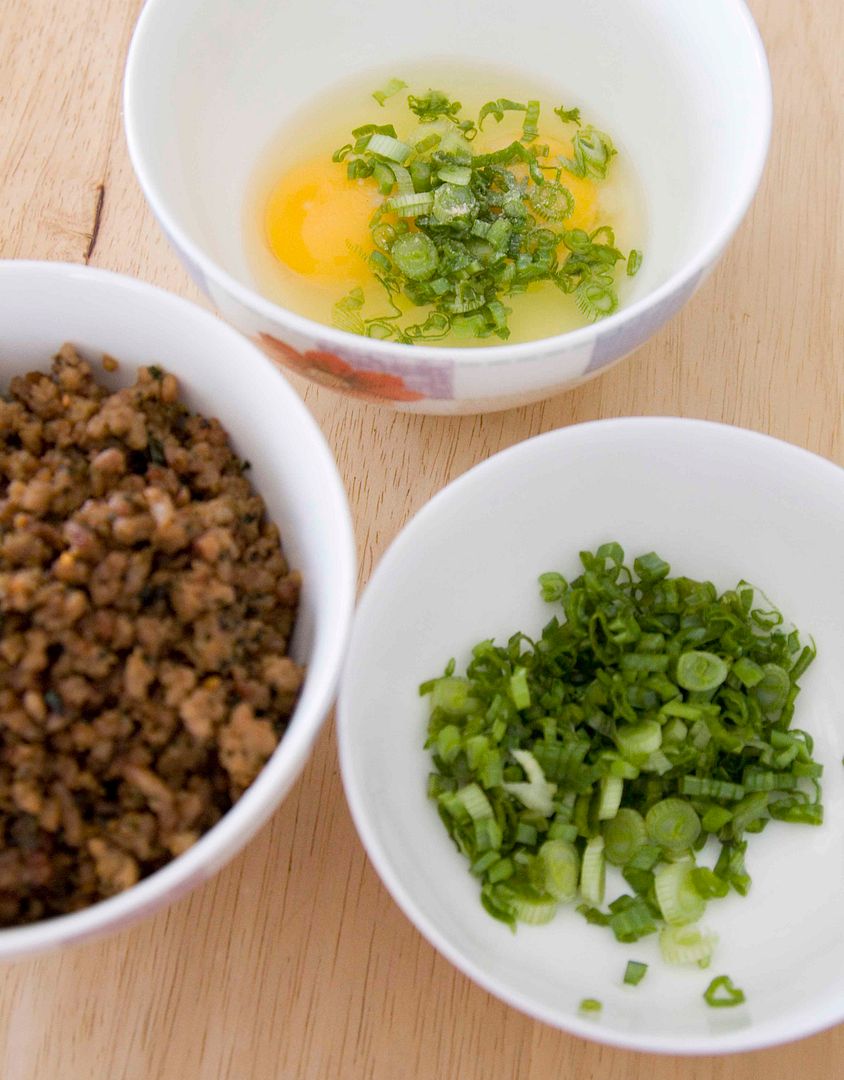 Food Makes Me Happy Egg Rolls with Bean Sprouts and Your Favorite Type of Ground Pork Stir Fry
